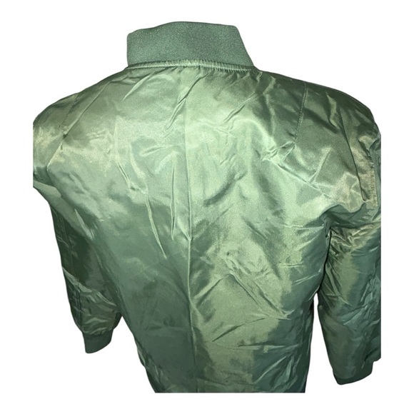 Asstseries Militare Women’s Bomber Jacket Windbreaker Blue Lightweight Size S - Picture 5 of 15